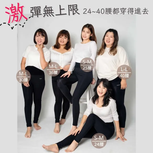 【MEGA COOHT】日本製 激彈無上限 續暖內搭褲 H-F802 瑜珈褲 保暖褲 發熱褲(彈性發熱褲 保暖內搭褲)