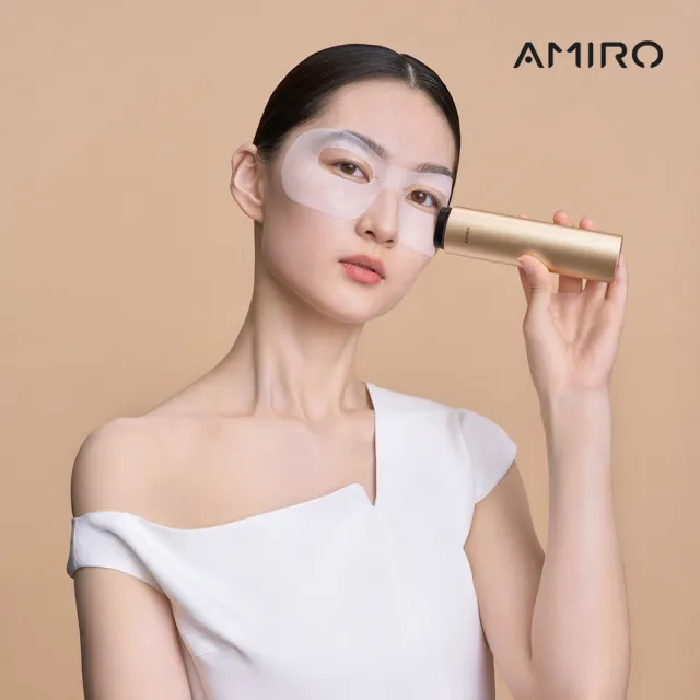 【AMIRO】時光機 拉提美容儀 R3 TURBO - 流沙金 + 保濕柔嫩精華凝膠 5入(情人節 禮物 抗老)