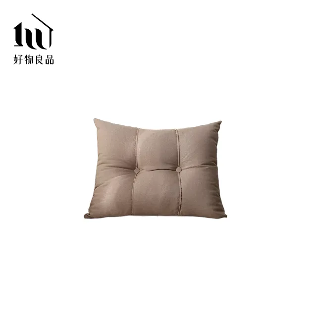 【好物良品】靠枕_可拆洗單色長形靠枕墊-80x60x20cm(孕婦靠腰抬腿抱枕墊)