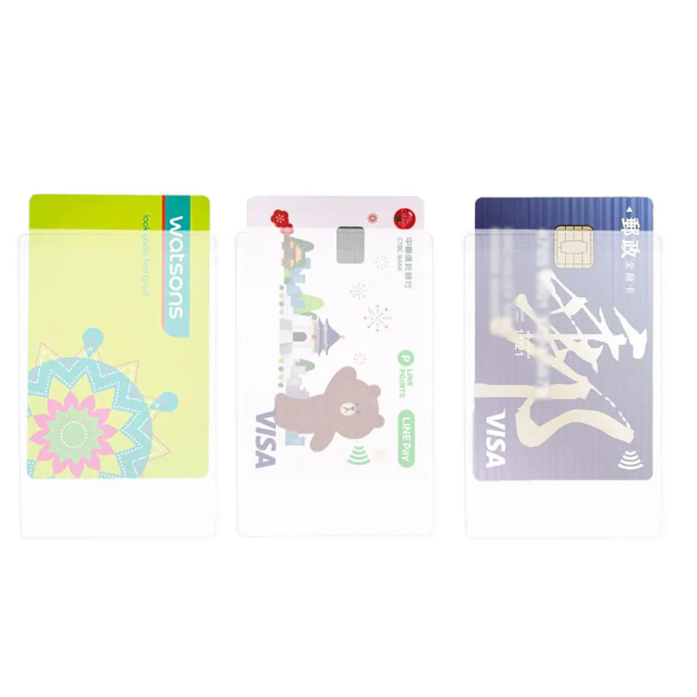 【同闆購物】透明卡片套(透明卡片套/證件套/身份證套/信用卡套)