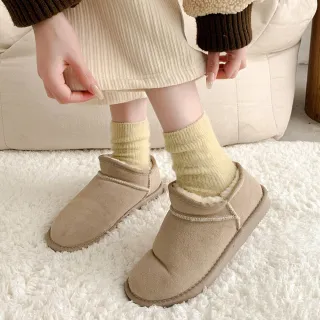 【Porabella】襪子 襪 素色襪 羊毛襪 毛毛襪 保暖襪 女中筒襪 女襪子 SOCKS