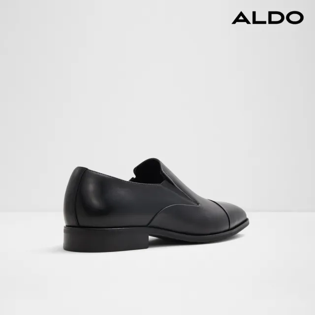 【ALDO】LEBLANC-經典側V素色紳士鞋-男鞋(黑色)