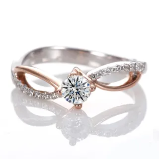 【DOLLY】0.30克拉 天然鑽石F/VS2完美車工求婚戒指-008(母親節 情人節 交換禮物首選)