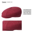 【KANGOL】WOOL HAWKER 鴨舌帽(莓果色)