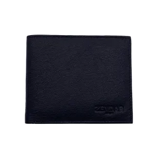 【ZENDAR】限量2折 頂級超柔軟小羊皮8卡皮夾 戴維斯系列 全新專櫃展示品(黑色 贈禮盒提袋)