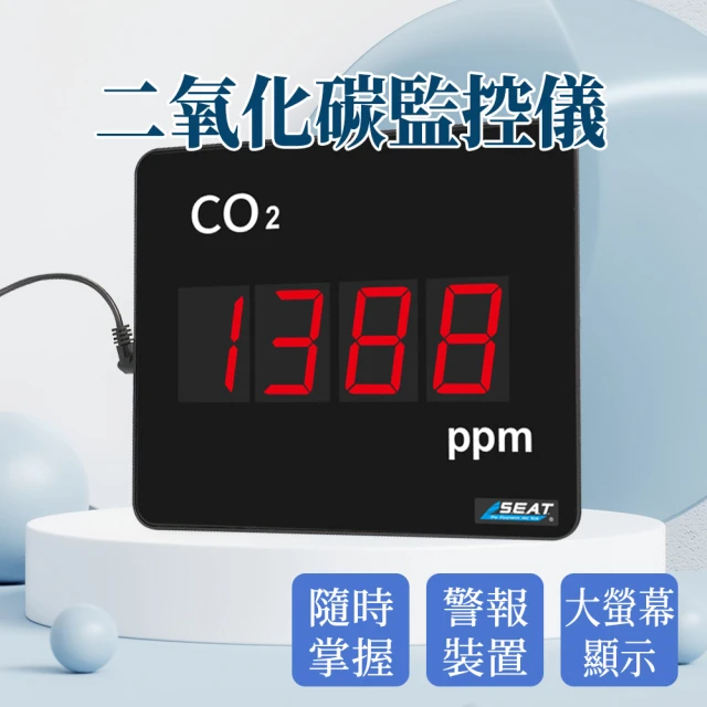 HOME+ 二氧化碳溫溼度儀 溫濕度計 室內溫度監測儀 空氣