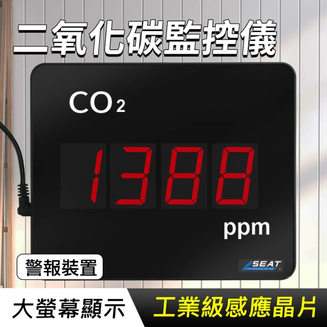 HOME+ 二氧化碳溫溼度儀 溫濕度計 室內溫度監測儀 空氣
