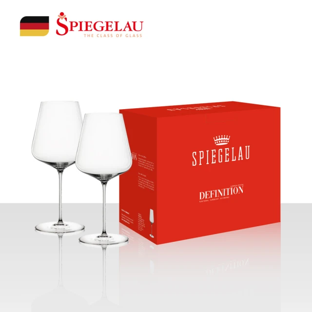 【Spiegelau】歐洲製Definition波爾多紅酒杯/2入禮盒/750ml(仿手工杯高階羽量款)