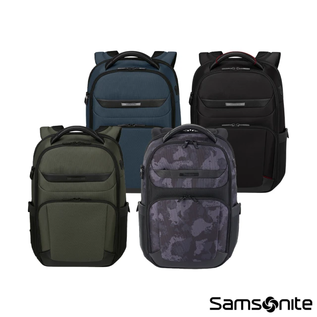 【Samsonite 新秀麗】PRO-DLX 6 防彈尼龍防潑水商務極輕筆電後背包15.6吋(多色可選)