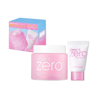 【BANILA CO 官方直營】★限量★ZERO零感肌瞬卸凝霜經典人氣組(180mL+50mL/卸妝霜/卸妝膏)