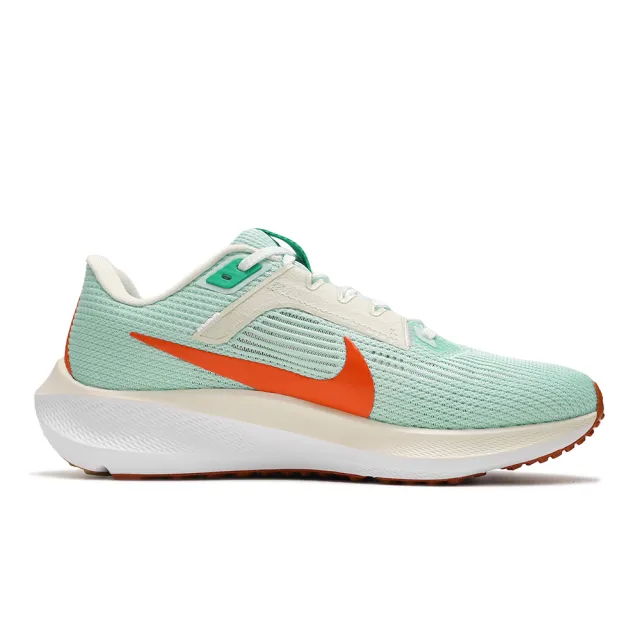 【NIKE 耐吉】慢跑鞋 Wmns Air Zoom Pegasus 40 女鞋 小飛馬 綠 橘 運動鞋(DV3854-300)