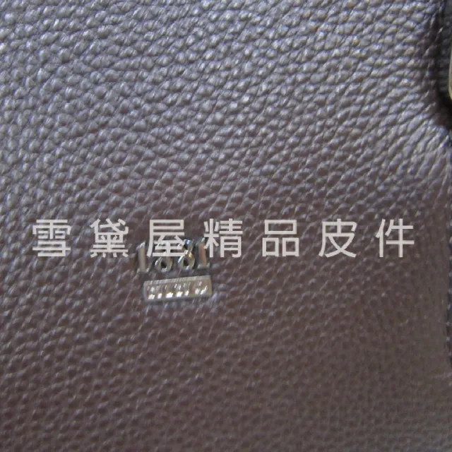 【18NINO81】雙11 真皮包包  公事包 專櫃 中小容量 主袋內二層 可A4資夾 100% 進口牛皮革 提肩斜側長背