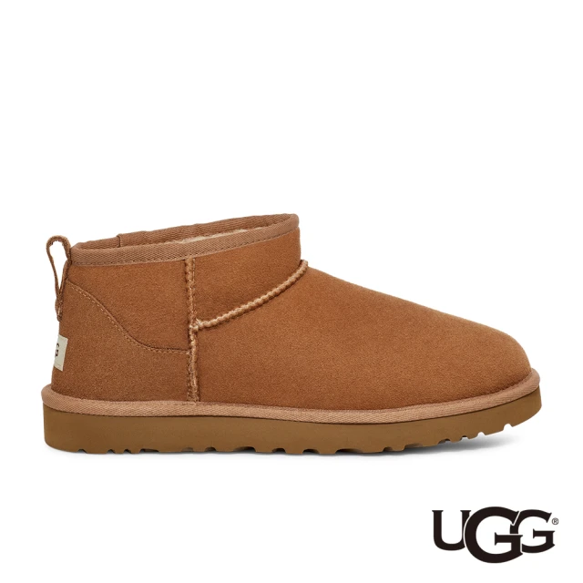 UGG 男靴/雪靴/低筒靴/毛毛靴/Classic Ultra Mini(栗子棕-UG1137391CHE)