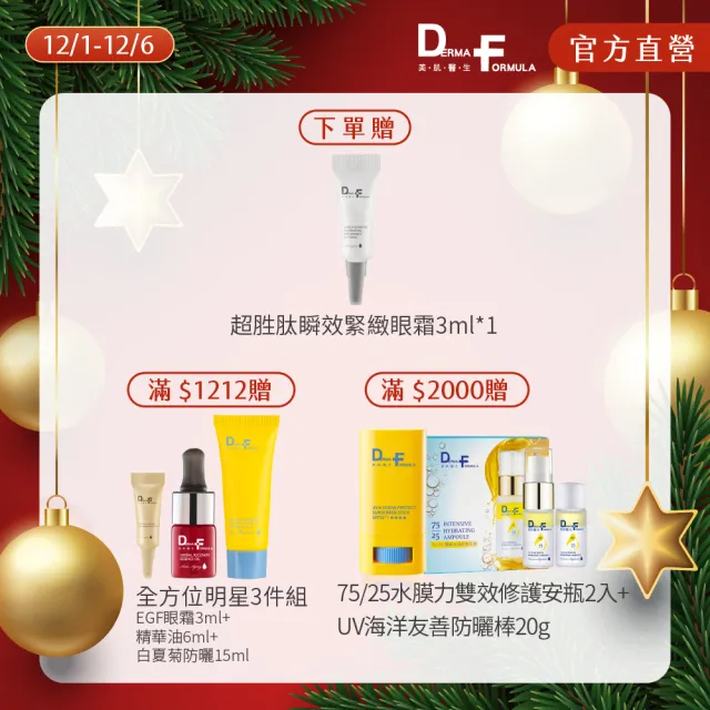 【DF 美肌醫生】玻尿酸超導保濕瞬效凝凍 plus B5 30ml(買大送小)