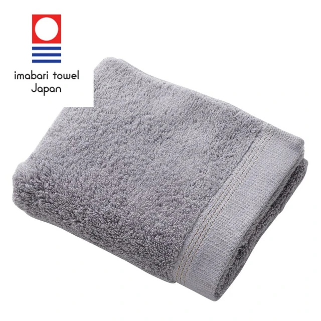 方格牌 灰色條紋緞檔毛巾（12入組） 60570-3 台灣製