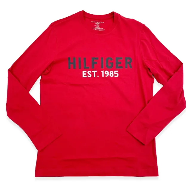 【Tommy Hilfiger】Logo長T 大尺碼 美版偏大 長袖 T恤 純棉 湯米 5色 平輸品(T恤8765BC4)