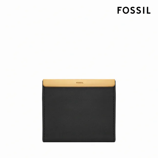 FOSSIL】Penrose 真皮鏈帶短夾-黑色SL10027001 - momo購物網- 好評推薦