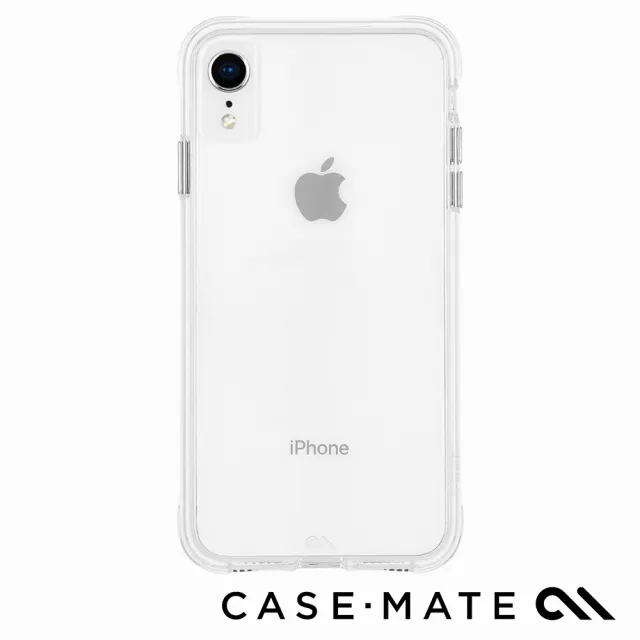 【美國 CASE-MATE】iPhone XR Tough Clear(強悍防摔手機保護殼 - 透明 限量贈送原廠螢幕玻璃保貼)
