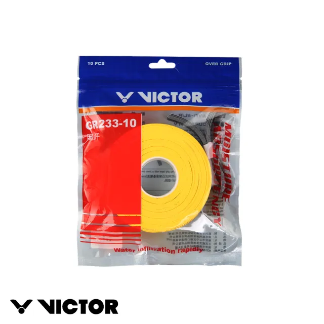 【VICTOR 勝利體育】握把布 10條裝(GR233-10 多色)(其他規格)