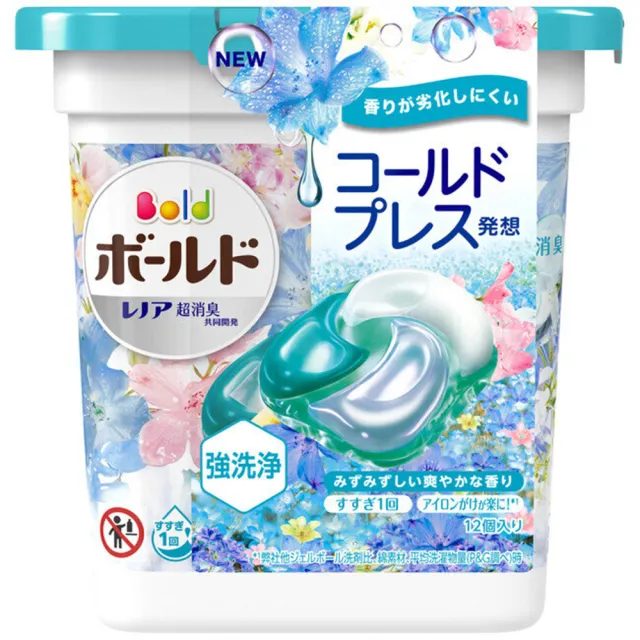 【P&G】日本進口 2023新款4D超濃縮盒裝洗衣球11/12入(六款任選/平行輸入)