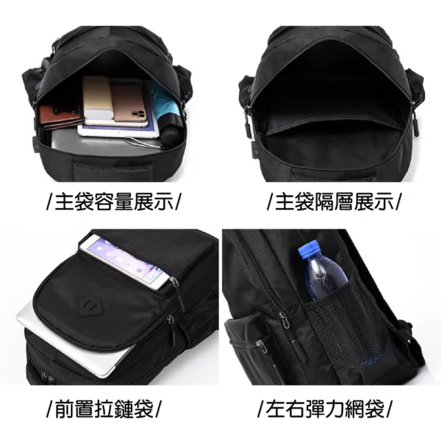 【NOOYA 野谷】雙11 休閒百搭工業風後背包(電腦後背包 男後背包 筆電後背包 電腦背包 商務後背 