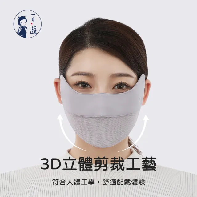 【NicoFun 愛定做】2入 防風保暖口罩 立體剪裁設計 護眼角 高爾夫球 透氣 防曬 秋冬(可水洗 可調式耳扣)