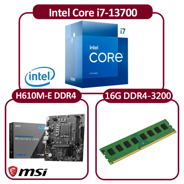 Intel 英特爾 Intel i7-13700 CPU+微