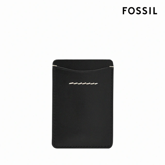FOSSILFOSSIL Westover 真皮直式卡夾-黑色 ML4585001