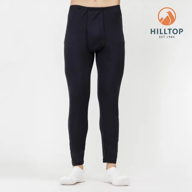 【Hilltop 山頂鳥】吸濕快乾保暖THERMOLITE衛生褲 男款 黑｜PH57XM53ECA0(薄款)