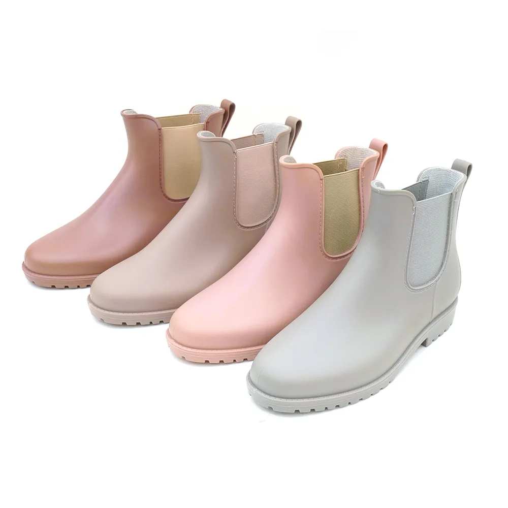 【MATERIAL 瑪特麗歐】女鞋 MIT晴雨二穿 側鬆緊切爾西短雨靴 T58969(雨靴)