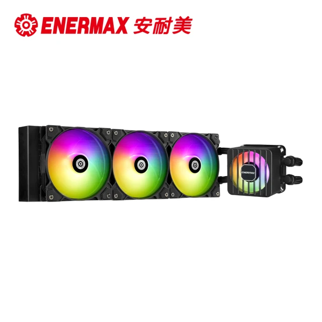 ENERMAX 安耐美 風晶凌 LIQMAXFLO 360 ARGB 38mm厚排 CPU水冷散熱器 ELC-LMF360T-ARGB