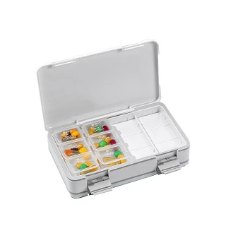 【homer生活家】7日分裝切藥盒 附切藥器(旅行分裝藥盒 藥盒 七日藥盒 切藥盒 隨身藥盒)