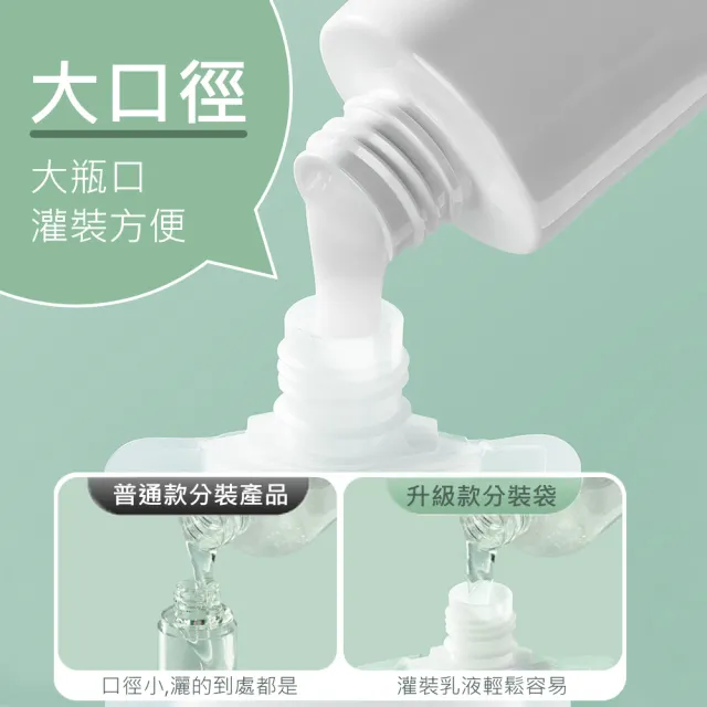 【原家居】密封防漏液體分裝袋-50ml*10入(旅行分裝袋 分裝袋 旅行攜便袋 液體收納袋  沐浴旅行組 收納袋)