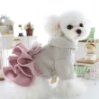【Lollypop PET】毛呢多層裙(秋冬款寵物服飾 貓狗衣服 內裡加絨保暖舒適)