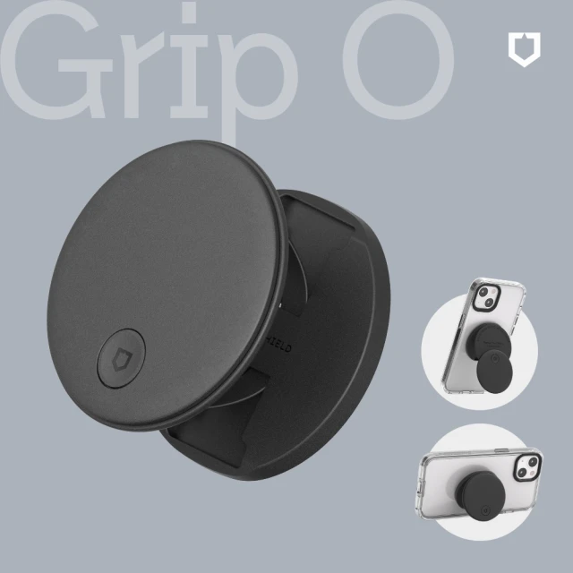 【RHINOSHIELD 犀牛盾】GRIP O MagSafe兼容磁吸輕巧手機支架∣固架(Apple/Android手機適用立架)