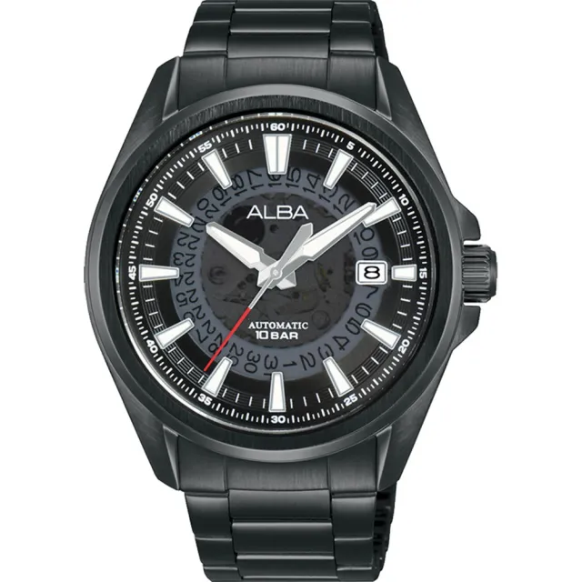 【ALBA】雅柏 Active 透視機械錶-43mm 雙11 優惠(AU4025X1/Y675-X008SD)