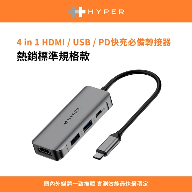 HyperDrive 4-in-1 USB-C Hub –