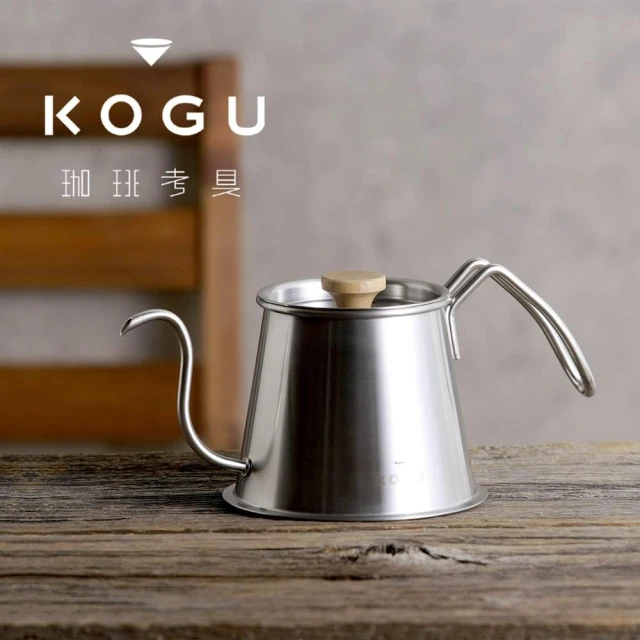 KOGU 珈琲考具 細嘴手沖咖啡壺含蓋-500ml(精巧的S