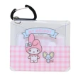 【小禮堂】Sanrio 三麗鷗 透明小物收納包附扣環 - 小夥伴款 Kitty 美樂蒂 酷洛米 大耳狗(平輸品)