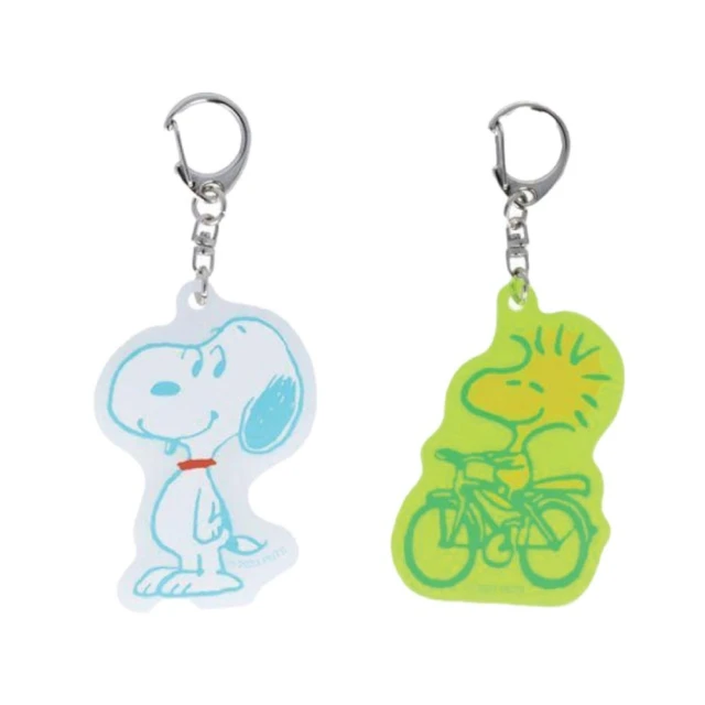 【小禮堂】Snoopy 史努比 造型壓克力鑰匙圈 - 全身款(平輸品)