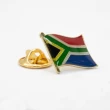 【A-ONE 匯旺】SOUTH AFRICA 南非 國徽別針 金屬飾品 國旗別針 國徽胸章 國旗胸針 精美 遊學