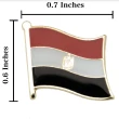 【A-ONE 匯旺】EGYPT 埃及國旗 國徽別針 金屬飾品 國旗別針 國徽胸章 國旗胸針 精美 遊學