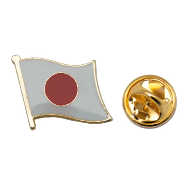 【A-ONE 匯旺】Japan 日本 國家胸針 國家飾品 愛國 國旗別針 辨識 西裝 時尚