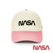 【NASA SPACE】正版授權太空系列 美式復古潮流撞色棒球帽/NA30005-33(櫻花粉)
