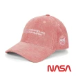【NASA SPACE】正版授權太空系列 美式復古LOGO燈芯絨棒球帽/NA30006-33(嫩粉)