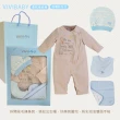 【VIVIBABY】100%純棉 新生兒禮盒 彌月禮盒 送禮自用 嬰兒禮盒(親膚透氣 100%MIT台灣製造)
