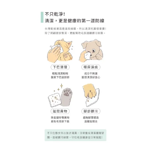 【汪喵星球】濕式衛生紙46抽*6入(可沖馬桶 寵物濕紙巾)