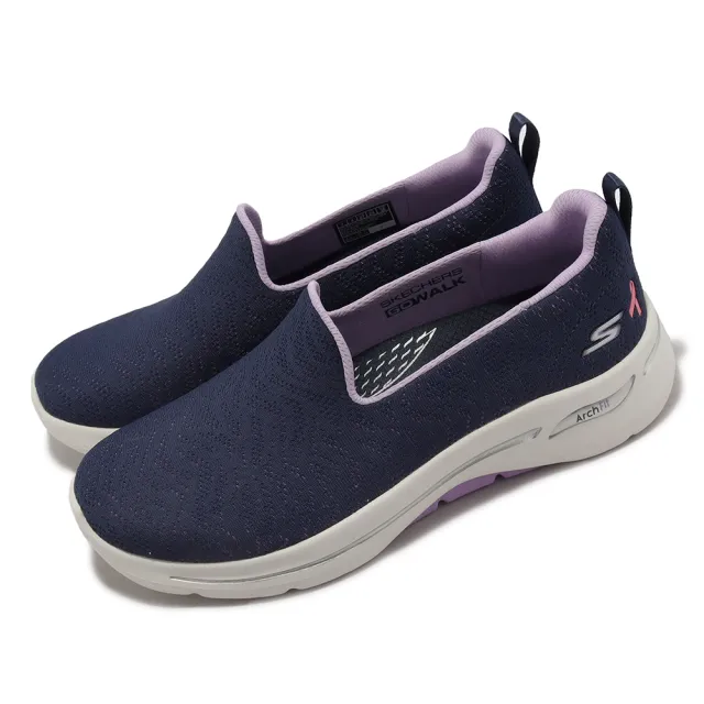 【SKECHERS】休閒鞋 Go Walk Arch Fit 女鞋 輕量 緩衝 足弓支撐 運動 健走鞋 單一價(896263-WNVLV)