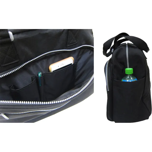 【YESON】旅行袋固定拉桿MIT製(超輕耐磨高單數纖維防水尼龍提肩背水瓶外袋)