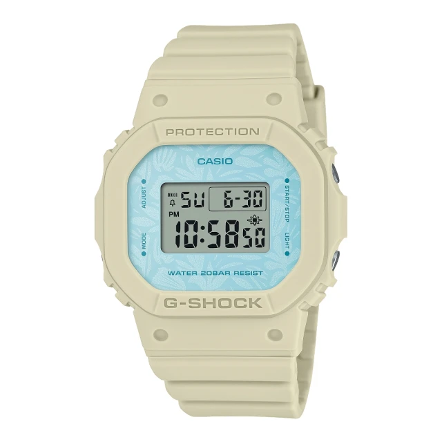 【CASIO 卡西歐】G-SHOCK植物靈感設計電子錶(GMD-S5600NC-9)